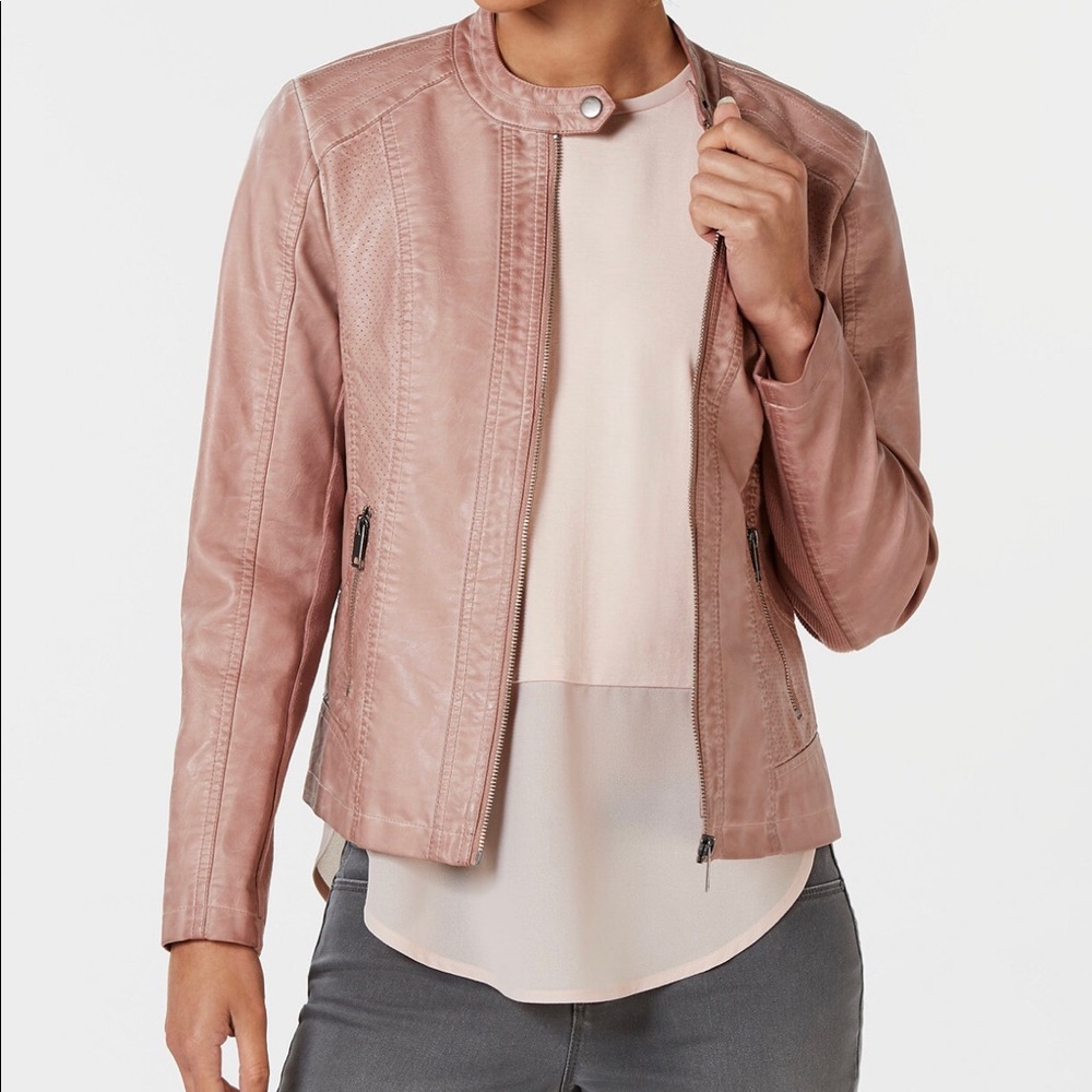 Leather Moto Jacket by Style & Co.